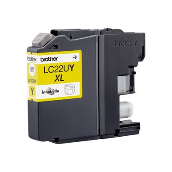 BROTHER LC22UY Ink yellow 1200pages for DCP-J785DW