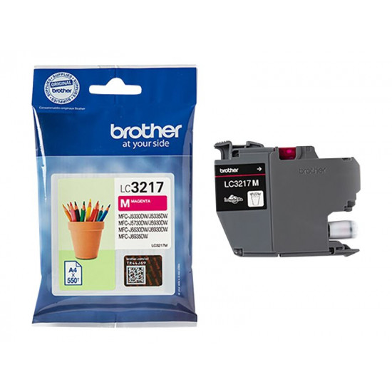 BROTHER LC-3217M Ink Magenta (550 pages)