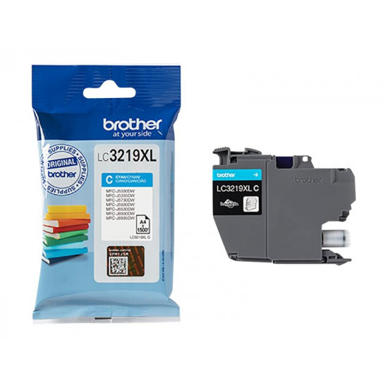 BROTHER LC-3219XLC Ink Cyan (1500 pages)