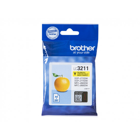 BROTHER Yellow ink cartridge with a capacity of 200 pages