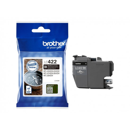 BROTHER LC422BK Ink Cartridge For BH19M/B Compatible with MFC-J5340DW MFC-J5740DW MFC-J6540DW MFC-J6940DW 550 pages