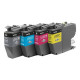 BROTHER Black Cyan Magenta and Yellow Ink Cartridges Multipack Each cartridge prints up to 550 pages - DR Version