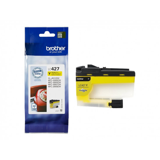 BROTHER Yellow Ink Cartridge - 1500 Pages