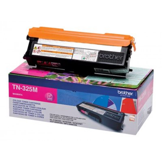 BROTHER TN325M Toner magenta 3500 pages DCP-9055CDN 9270CDN HL-4140CN 4150CDN 4570CDW 4570CDWT MFC-9460CDN 9465CDN 9970CDW