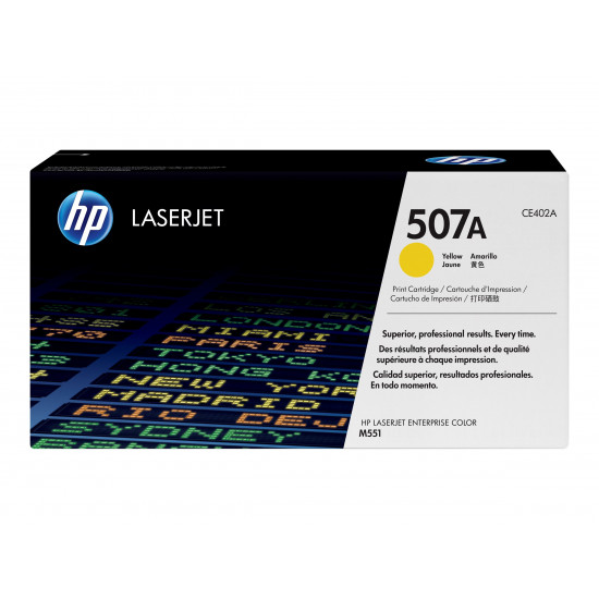 HP Toner 507A yellow HV LaserJet Enterprise 500 color M551n 6000 Seiten