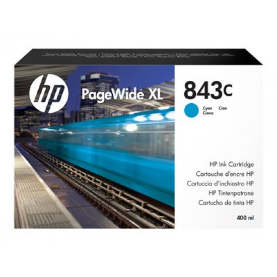 HP 843C ink cartridge cyan 400ml