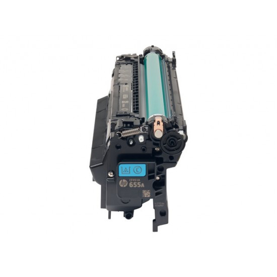 HP 655A Original LaserJet Toner Cartridge Cyan