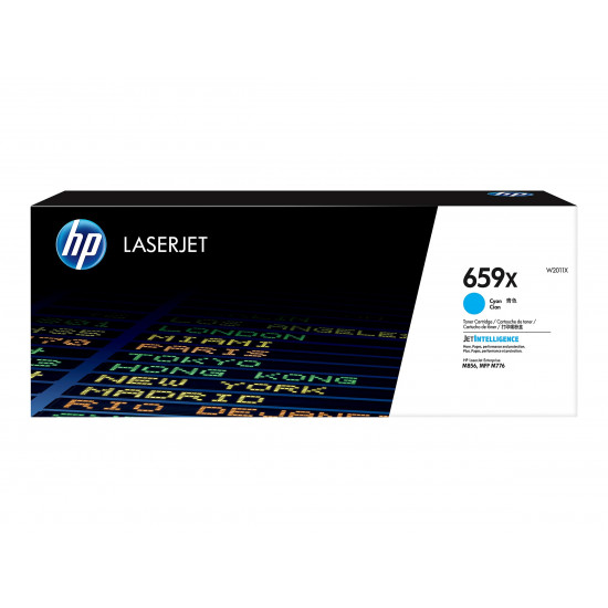 HP 659X High Yield Cyan Original LaserJet Toner Cartridge