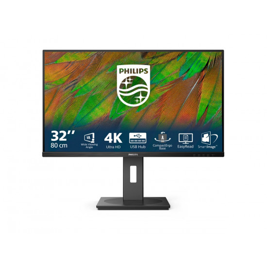 PHILIPS 32B1N3800/00 Monitor 31.5inch UHD LED 16:9 VA 60Hz 2xHDMI 2.0 DP 1.4