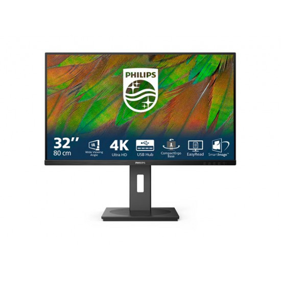 PHILIPS 32B1N3800/00 Monitor 31.5inch UHD LED 16:9 VA 60Hz 2xHDMI 2.0 DP 1.4