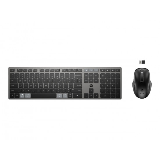 HP 725 Multi-Device Rechargeable Wireless Keyboard and Mouse Combo EURO