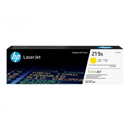 HP 219A Yellow Original LaserJet Toner Cartridge