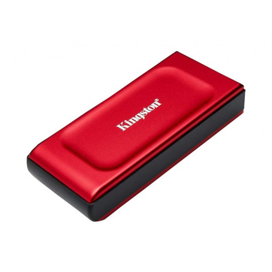 KINGSTON XS1000R 1TB SSD Pocket-Sized USB 3.2 Gen 2 External Solid State Drive Red