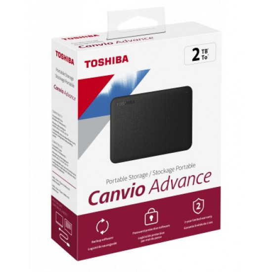 TOSHIBA CANVIO ADVANCE 2TB BLACK