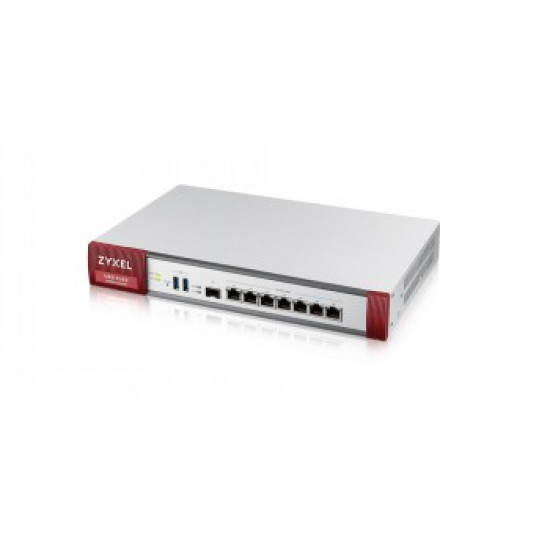 ZYXEL USG FLEX500, 7 GIGABIT USER-DEFINABLE PORTS, 1*SFP, 2* USB WITH 1 YR GOLD SECURITY PACK