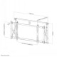 NEWSTAR FLAT SCREEN WALL MOUNT FOR VIDEO WALLS (POP-OUT / STRETCHABLE) 46-52