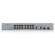 ZYXEL GS1350-18HP, 18 PORT MANAGED CCTV POE SWITCH, LONG RANGE, 250W (1 YEAR NCC PRO PACK LICENSE BUNDLED)