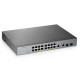 ZYXEL GS1350-18HP, 18 PORT MANAGED CCTV POE SWITCH, LONG RANGE, 250W (1 YEAR NCC PRO PACK LICENSE BUNDLED)