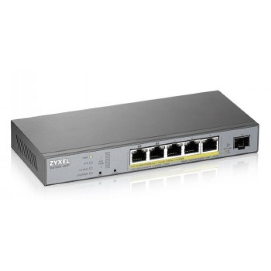 GS1350-6HP CCTV PoE LR Switch 60W 802.3BT