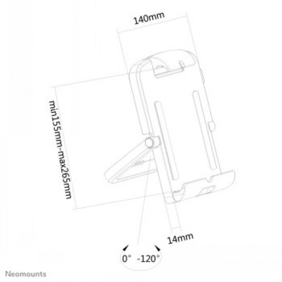 NEWSTAR TABLET DESK STAND (FITS MOST 7