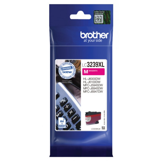 BROTHER LC3239XLM TONER HIGH MAGENTA 5000
