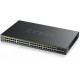 ZYXEL GS2220-50HP,EU REGION,48-PORT GBE L2 POE SWITCH WITH GBE UPLINK (1 YEAR NCC PRO PACK LICENSE BUNDLED)