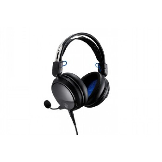 AUDIO-TECHNICA HIGH-FIDELITY CLOSED-BACK GAMING HEADSET ATH-GL3BK, BLACK