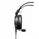 AUDIO-TECHNICA HIGH-FIDELITY CLOSED-BACK GAMING HEADSET ATH-GL3BK, BLACK