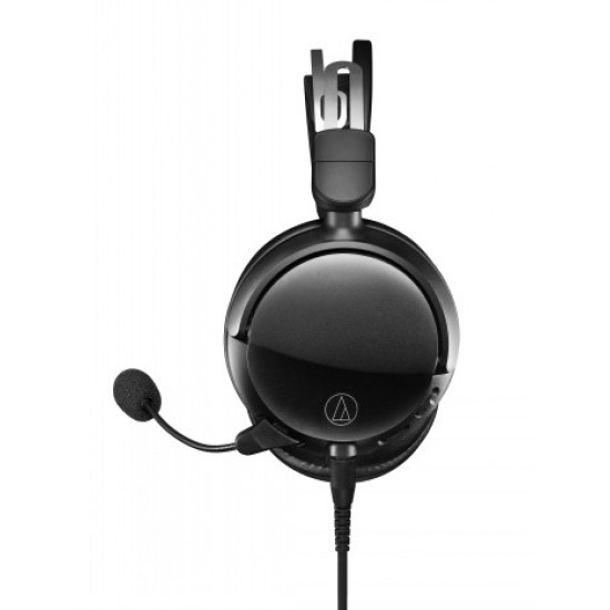 AUDIO-TECHNICA HIGH-FIDELITY CLOSED-BACK GAMING HEADSET ATH-GL3BK, BLACK