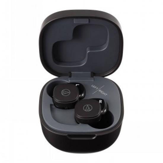 AUDIO-TECHNICA TRULY WIRELESS EARBUDS ATH-SQ1TWBK, BLACK