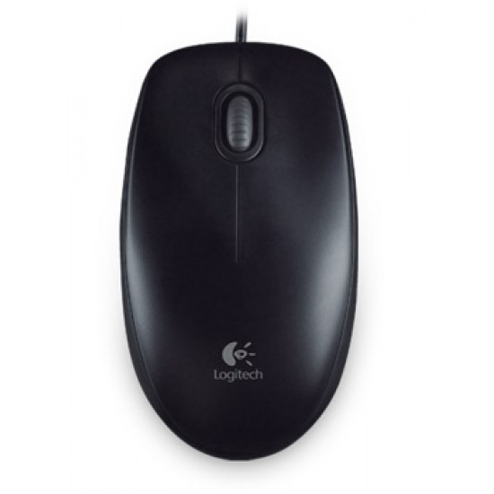 LOGITECH B100 MOUSE OPTICAL, USB, BLACK