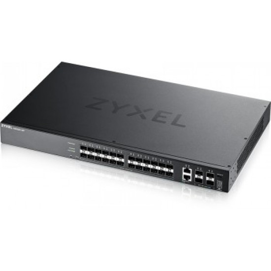 ZYXEL XGS2220-30F, L3 ACCESS SWITCH, 24X1G SFP, 2X10MG RJ45, 4X10G SFP+ UPLINK, INCL. 1 YR NEBULAFLEX PRO