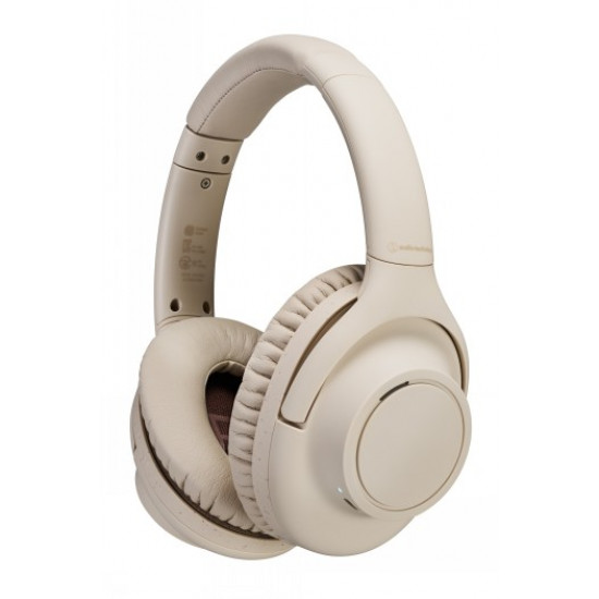 AUDIO-TECHNICA WIRELESS OVER-EAR HEADPHONES ATH-S300BTBG BEIGE