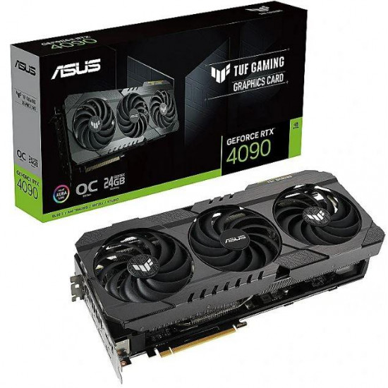 Graphics Card|ASUS|NVIDIA GeForce RTX 4090|24 GB|GDDR6X|384 bit|PCIE 4.0 16x|2xHDMI|3xDisplayPort|TUF-RTX4090-O24G-OG-GAMIN