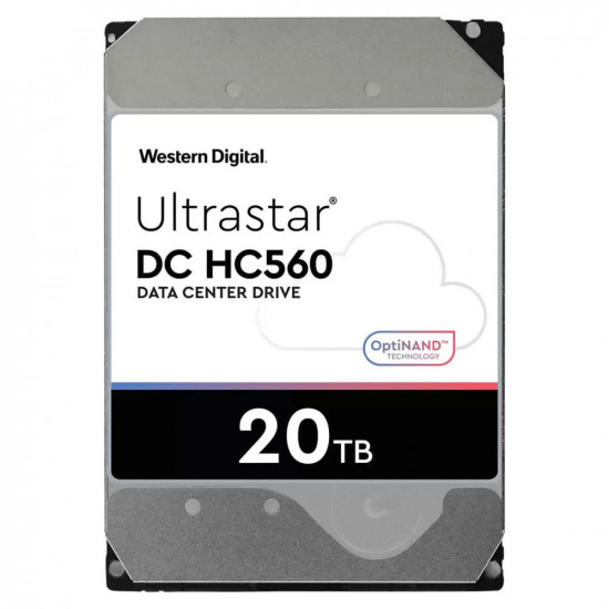 HDD|WESTERN DIGITAL ULTRASTAR|Ultrastar DC HC560|WUH722020ALE6L4|20TB|SATA|512 MB|7200 rpm|3,5