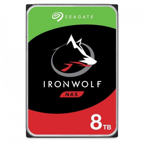 HDD|SEAGATE|IronWolf|8TB|SATA 3.0|256 MB|7200 rpm|Discs/Heads 5/10|3,5