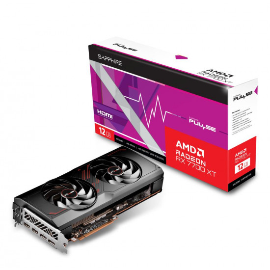 Graphics Card|SAPPHIRE|AMD Radeon RX 7700 XT|12 GB|GDDR6|192 bit|PCIE 4.0 16x|2xHDMI|2xDisplayPort|11335-04-20G