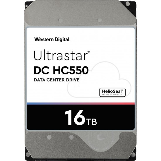 HDD|WESTERN DIGITAL ULTRASTAR|Ultrastar DC HC550|WUH721816ALE6L4|16TB|SATA 3.0|512 MB|7200 rpm|3,5