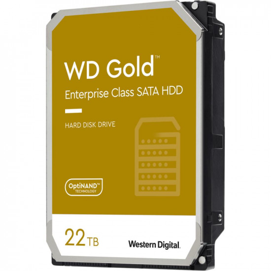 HDD|WESTERN DIGITAL|Gold|22TB|SATA|512 MB|7200 rpm|3,5