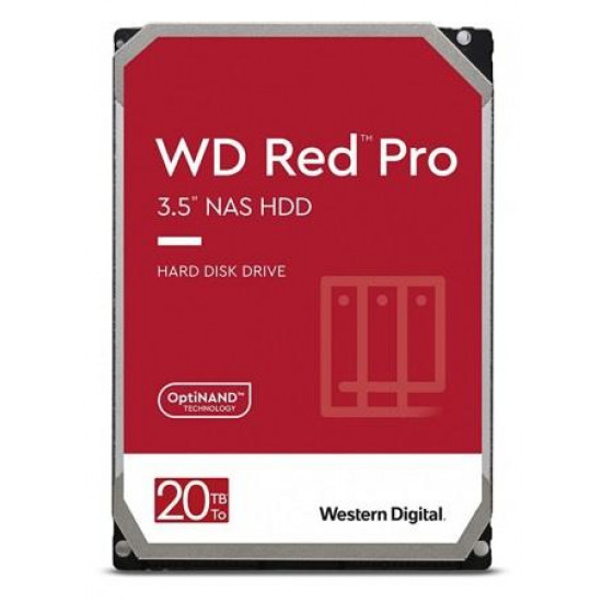 HDD|WESTERN DIGITAL|Red Pro|20TB|SATA|512 MB|7200 rpm|3,5