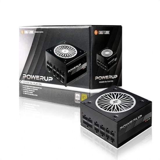 Power Supply|CHIEFTEC|650 Watts|Efficiency 80 PLUS GOLD|PFC Active|GPX-650FC