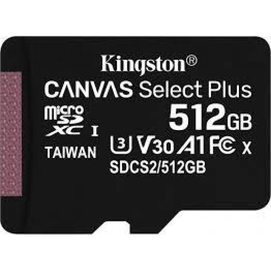 MEMORY MICRO SDXC 512GB UHS-I/W/ADAPTER SDCS2/512GB KINGSTON