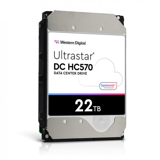 HDD|WESTERN DIGITAL ULTRASTAR|Ultrastar DC HC570|22TB|SATA|512 MB|7200 rpm|3,5