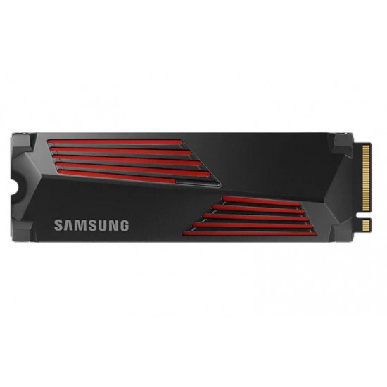 SSD|SAMSUNG|990 PRO with Heatsink|1TB|M.2|PCIE|NVMe|MLC|Write speed 6900 MBytes/sec|Read speed 7450 MBytes/sec|2.3mm|TBW 600 TB|MTBF 1500000 hours|MZ-V9P1T0CW