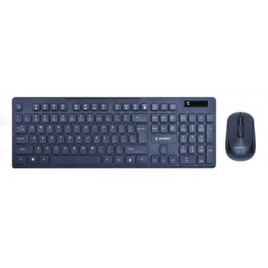 KEYBOARD +MOUSE WRL ENG/DESKTOP BK KBS-WCH-03 GEMBIRD