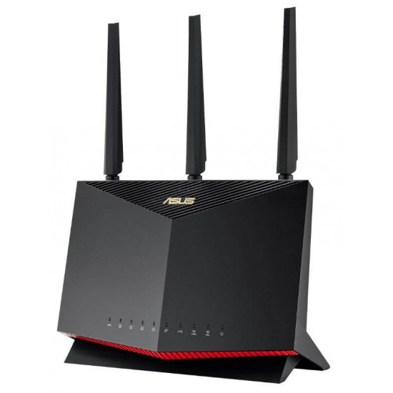 Wireless Router|ASUS|Wireless Router|5700 Mbps|Mesh|Wi-Fi 5|Wi-Fi 6|IEEE 802.11a|IEEE 802.11b|IEEE 802.11g|IEEE 802.11n|USB 3.2|1 WAN|4x10/100/1000M|Number of antennas 3|RT-AX86UPRO