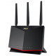 Wireless Router|ASUS|Wireless Router|5700 Mbps|Mesh|Wi-Fi 5|Wi-Fi 6|IEEE 802.11a|IEEE 802.11b|IEEE 802.11g|IEEE 802.11n|USB 3.2|1 WAN|4x10/100/1000M|Number of antennas 3|RT-AX86UPRO