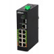 Switch|DAHUA|LR2110-8ET-120|Type L2|8x10Base-T / 100Base-TX|1x10Base-T / 100Base-TX / 1000Base-T|1x1000Base-X|PoE ports 8|DH-LR2110-8ET-120