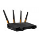 Wireless Router|ASUS|Wireless Router|3000 Mbps|Mesh|Wi-Fi 5|Wi-Fi 6|IEEE 802.11a/b/g|IEEE 802.11n|USB 3.1|1 WAN|4x10/100/1000M|Number of antennas 4|TUF-AX3000