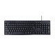 KEYBOARD MULTIMEDIA USB ENG/BLACK KB-UM-107 GEMBIRD